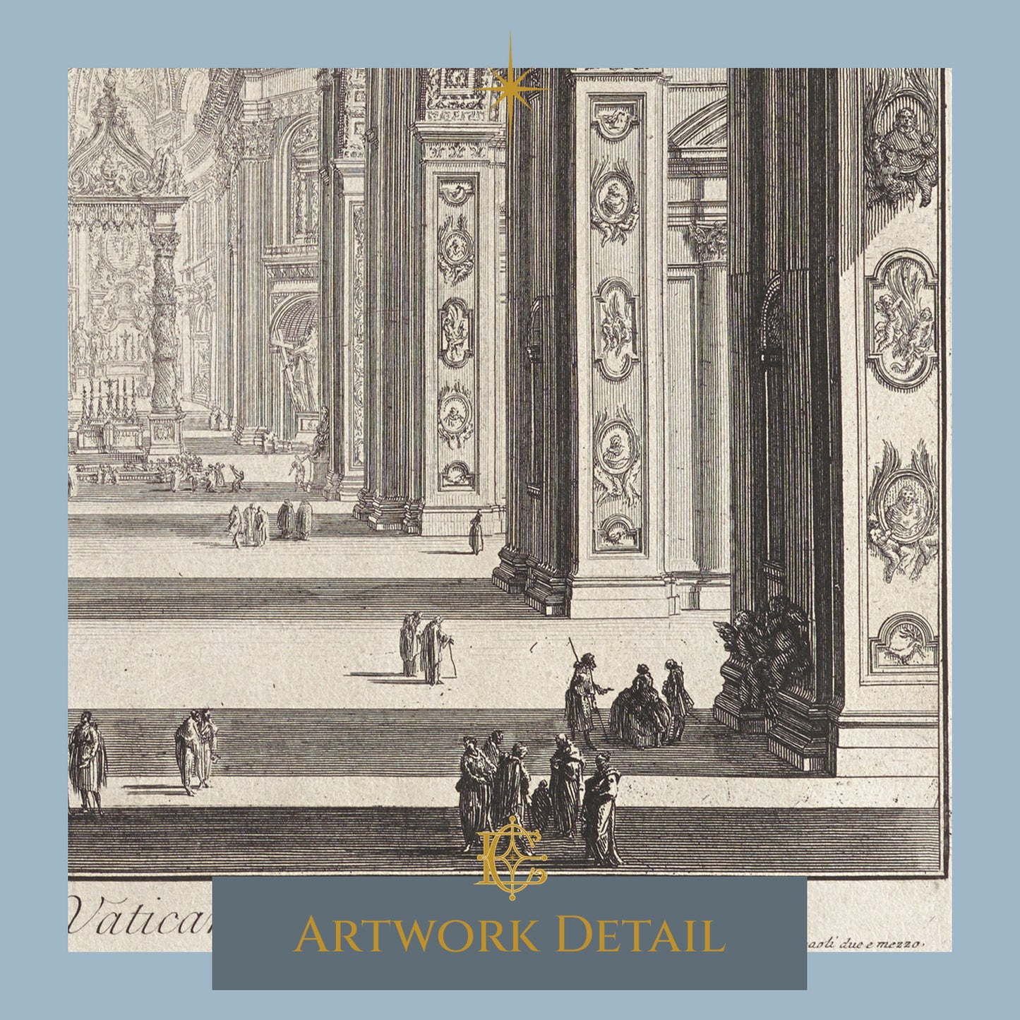 Basilica di S. Pietro in Vaticano, from Vedute di Roma - Artwork Detail 1