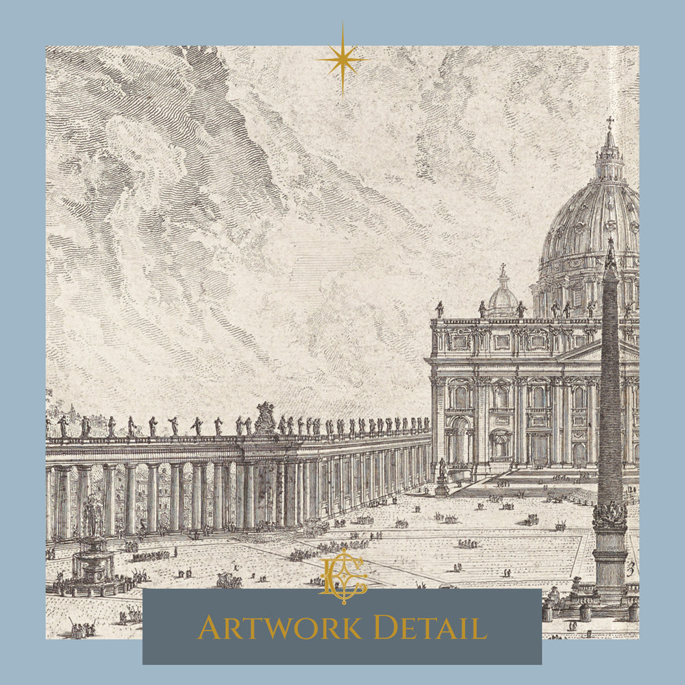 Basilica e Piazza di S. Pietro in Vaticano, from Vedute di Roma - Artwork Detail 1