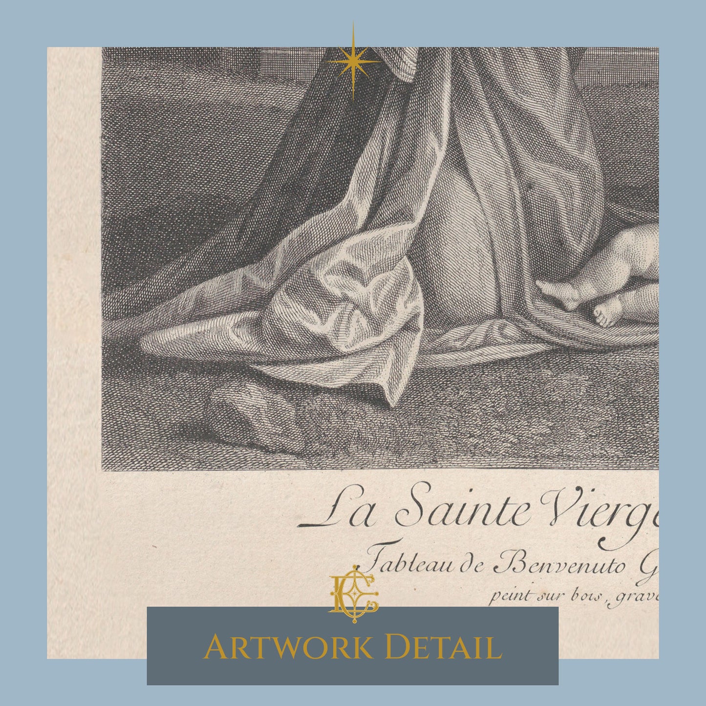 La Sainte Vierge | The Virgin Mary adoring the Christ - Artwork Detail 1