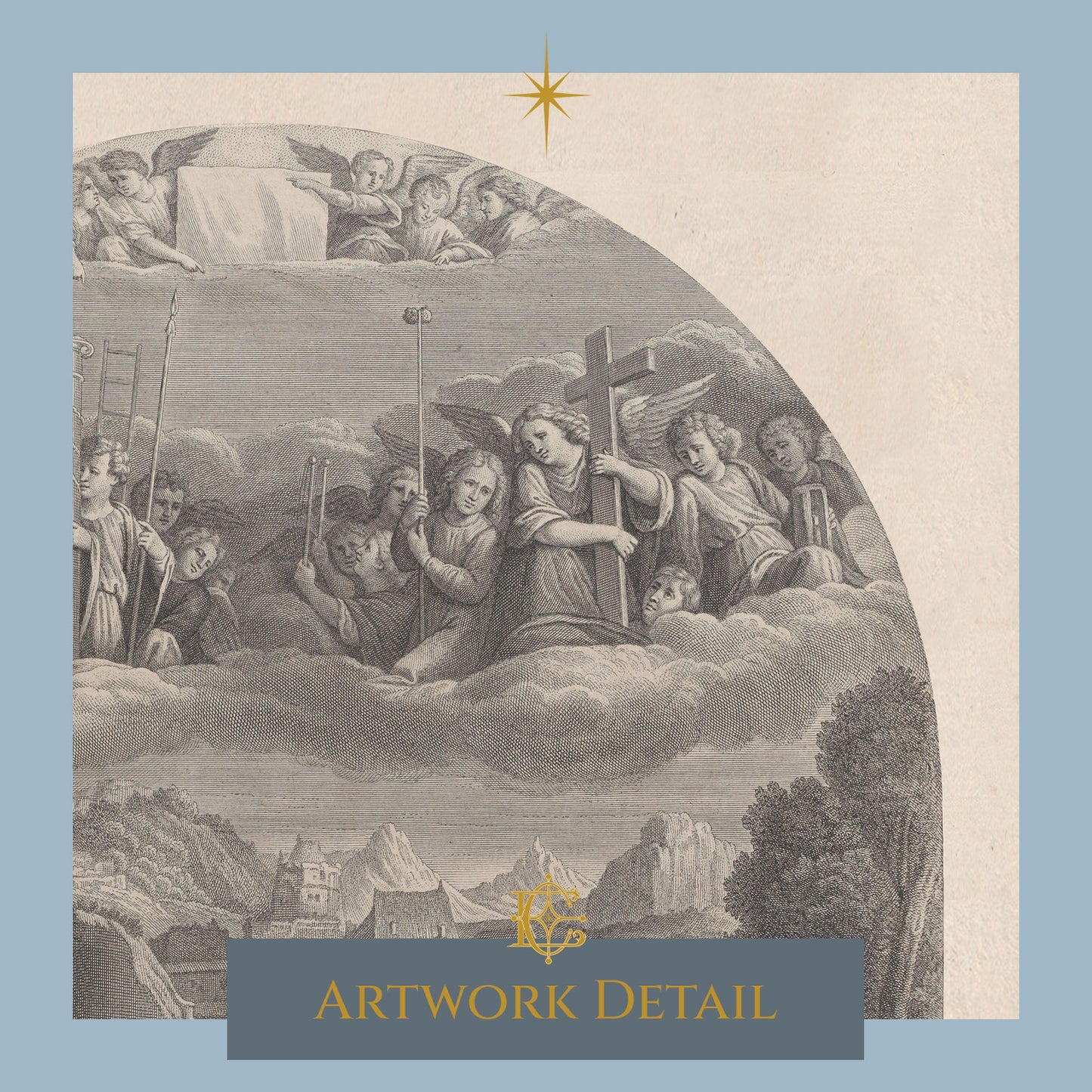 La Sainte Vierge | The Virgin Mary adoring the Christ - Artwork Detail 2