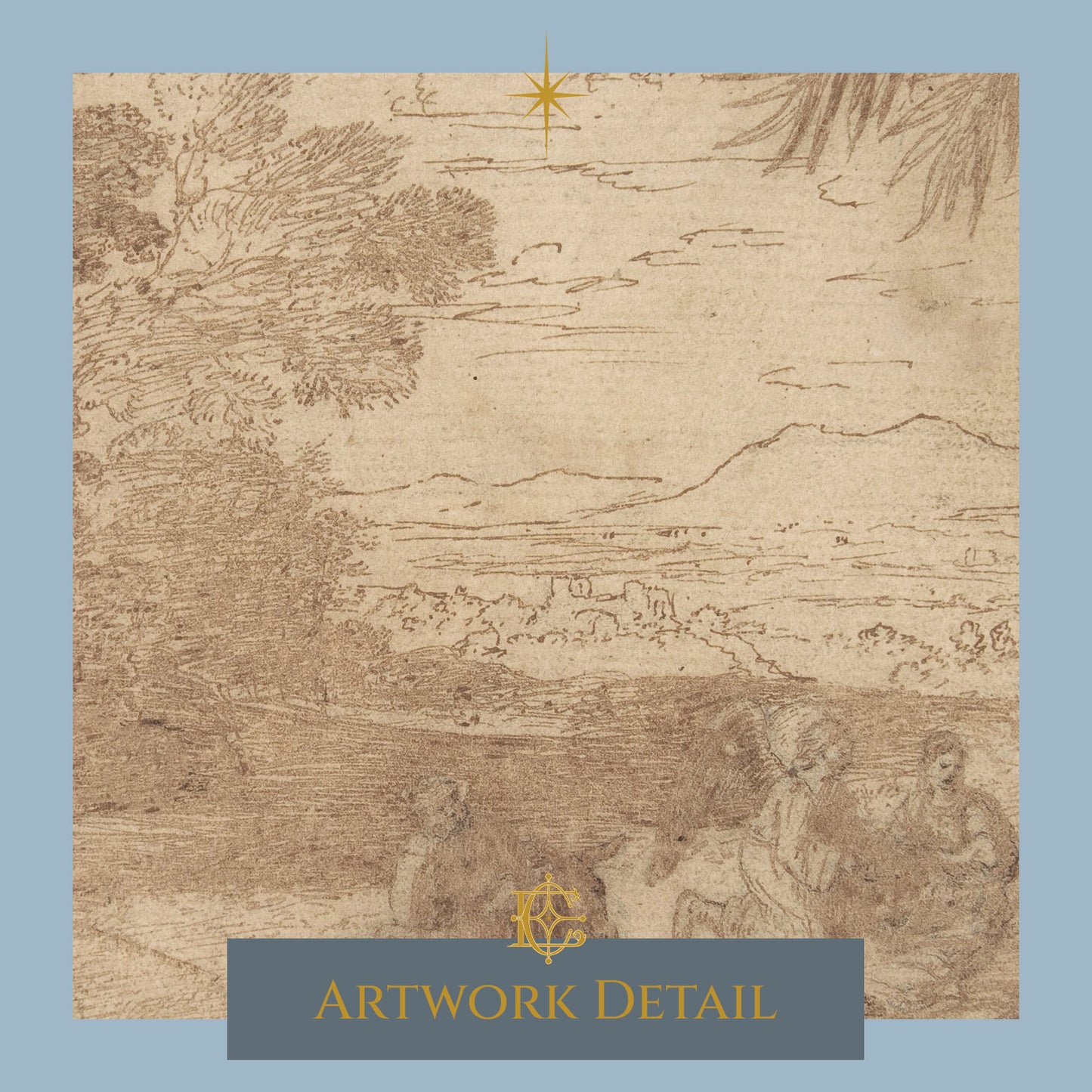 Landscape with the Rest on the Flight into Egypt - Artwork Detail 2