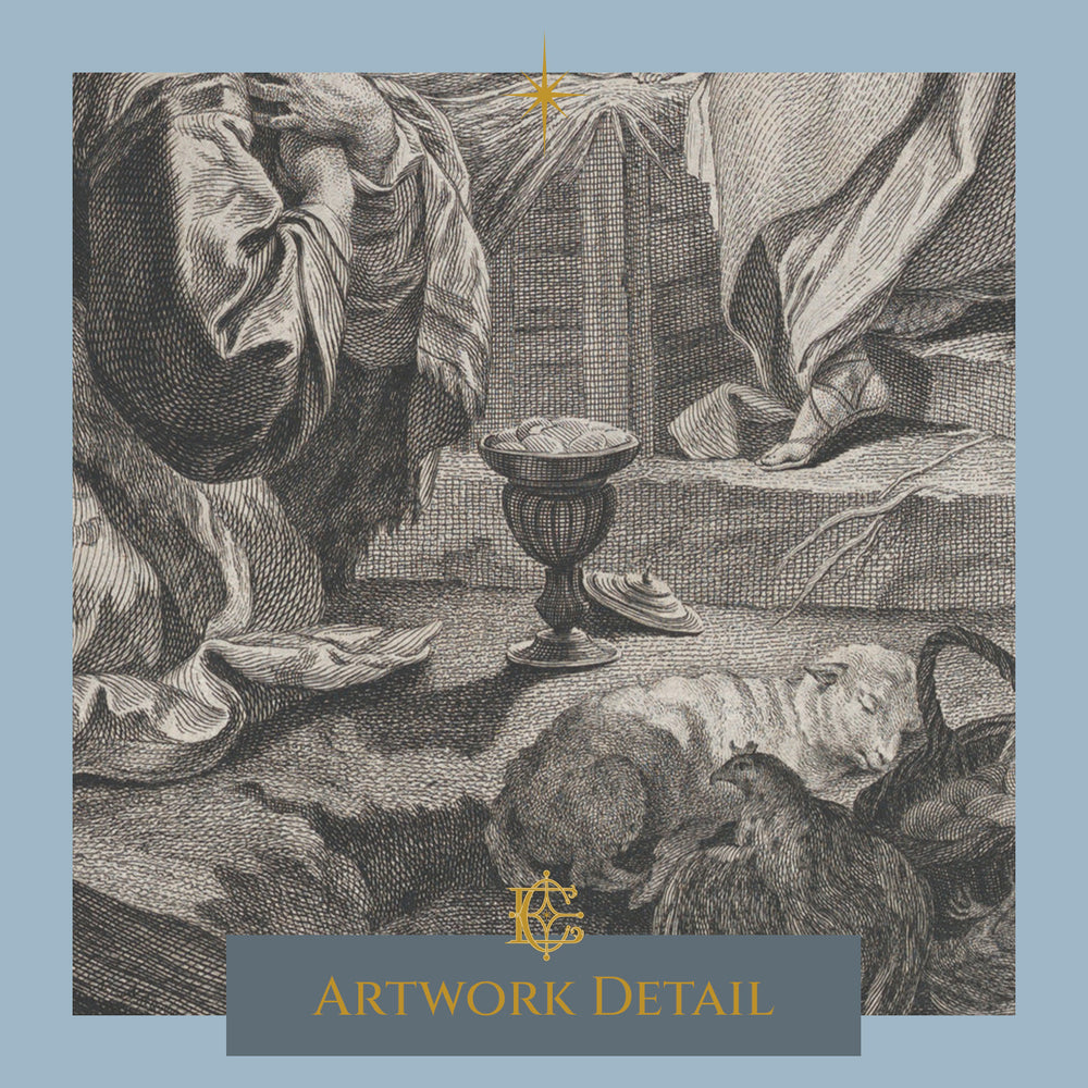 
                  
                    Les Rois mages Gaspard et Melchoir adorant l'Enfant Jésus - Artwork Detail 2
                  
                
