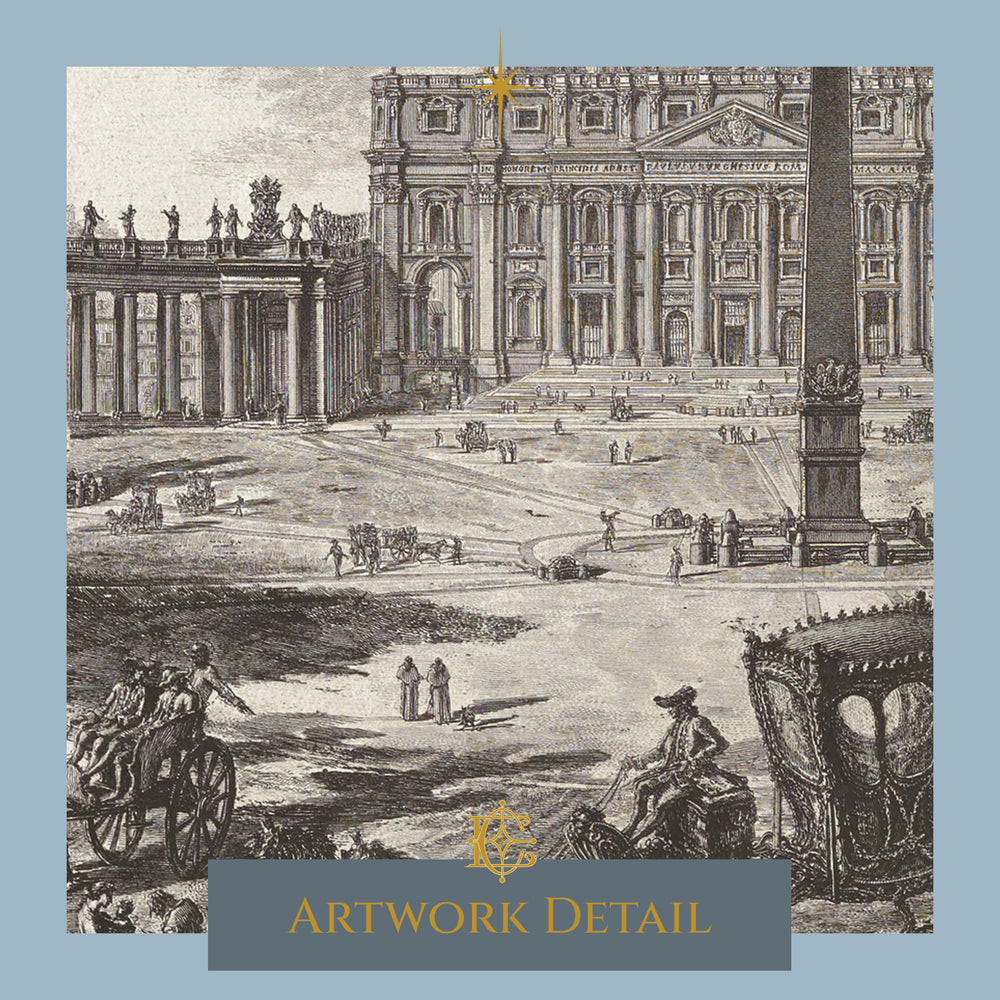 Piazza e Basilica di S. Pietro, from Vedute di Roma - Artwork Detail 1