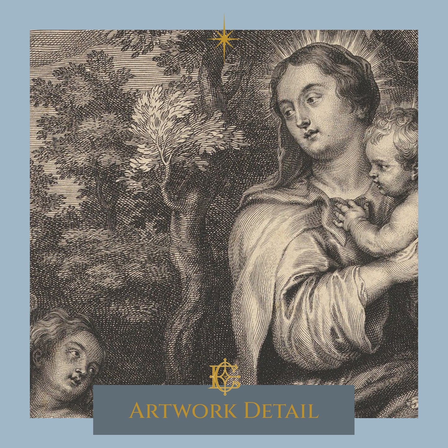 Rest on the Flight into Egypt - Artwork Detail 2