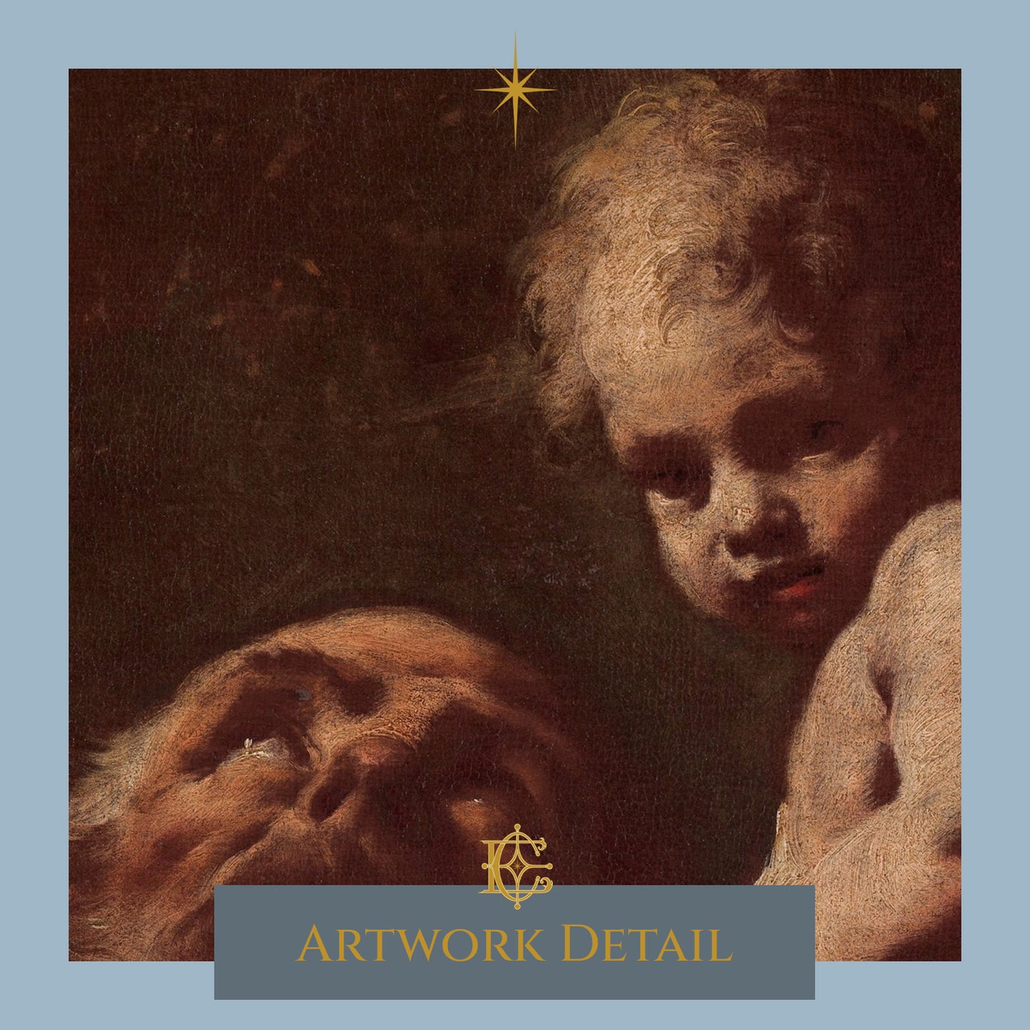 Saint Christopher Carrying the Infant Christ - Artwork Detail 2