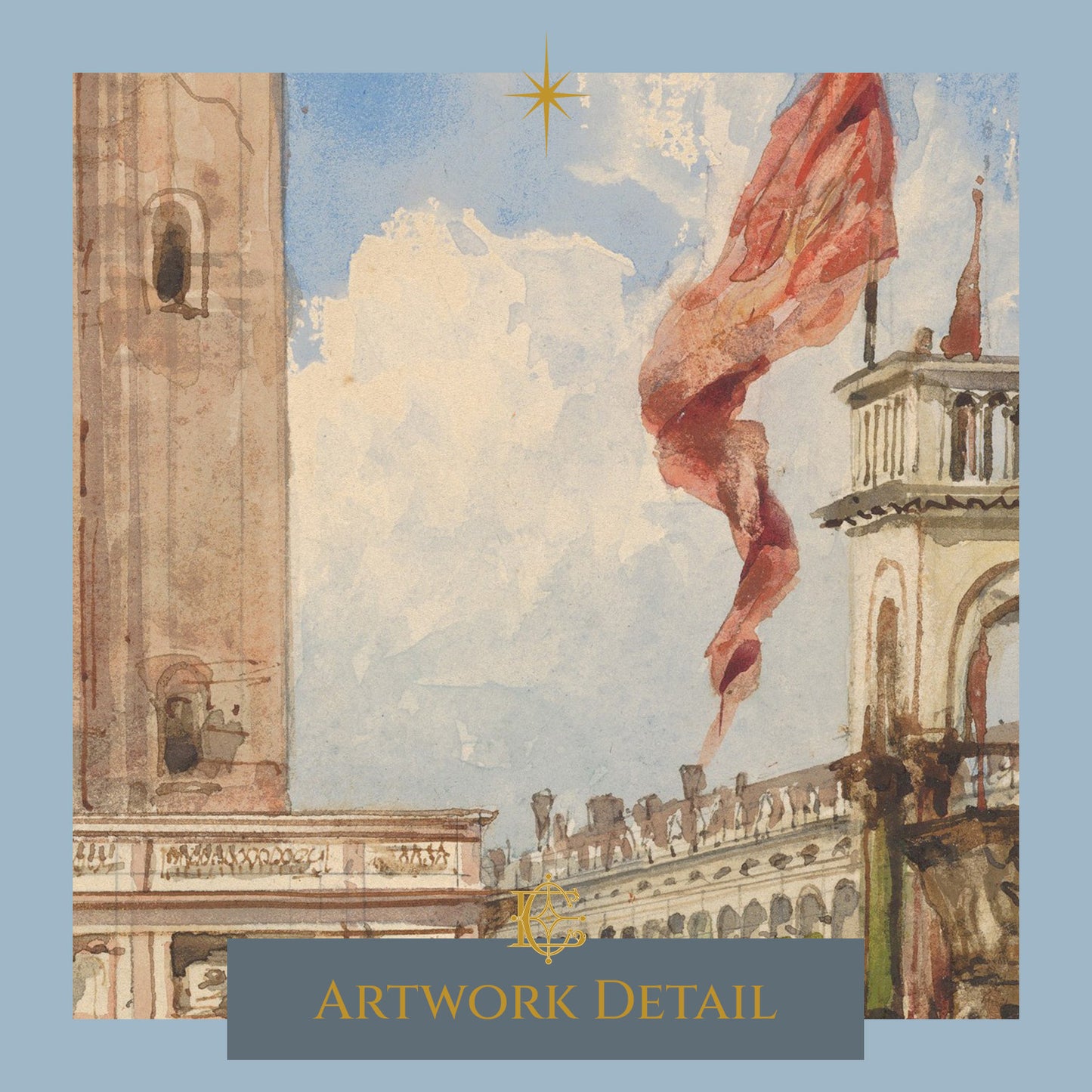 St. Mark's Square, Venice, with Loggetta - Artwork Detail 1
