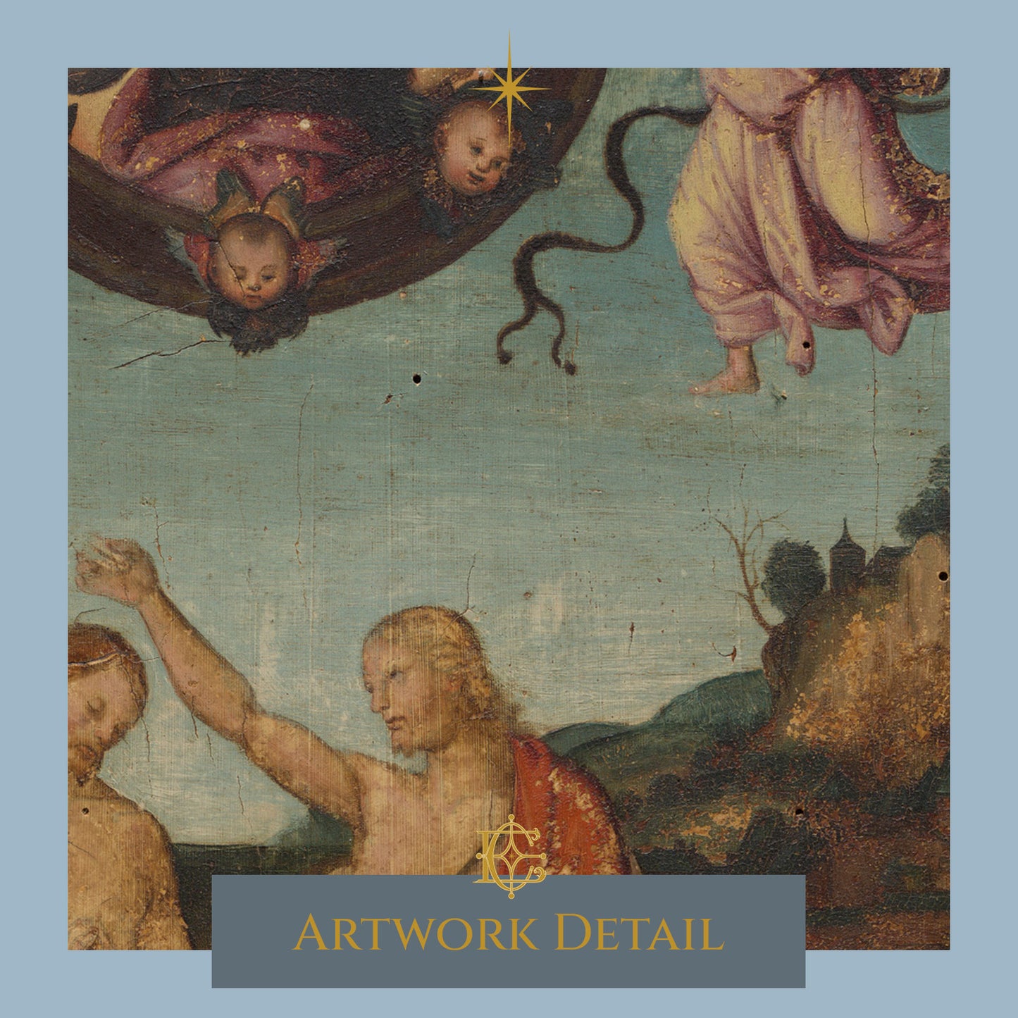 The Baptism of Christ with God the Father - Artwork Detail 1