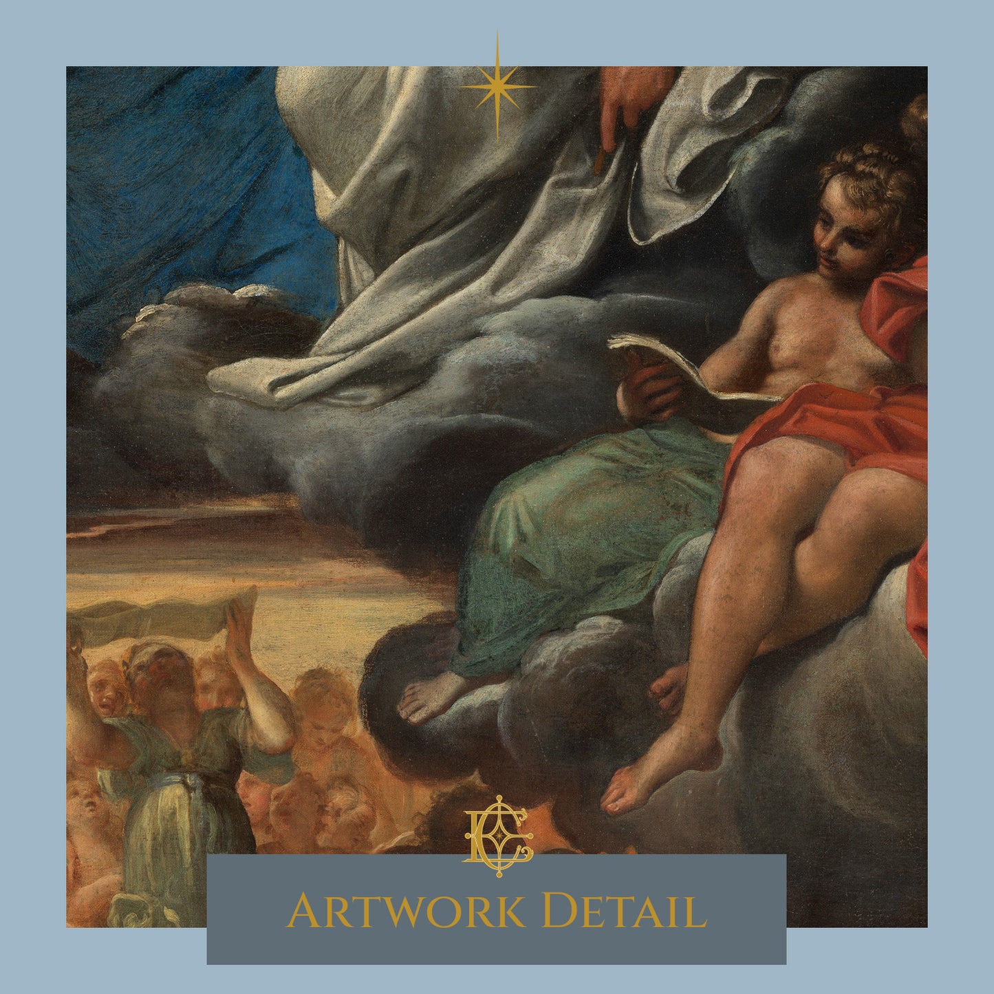 The Coronation of the Virgin - Artwork Detail 2