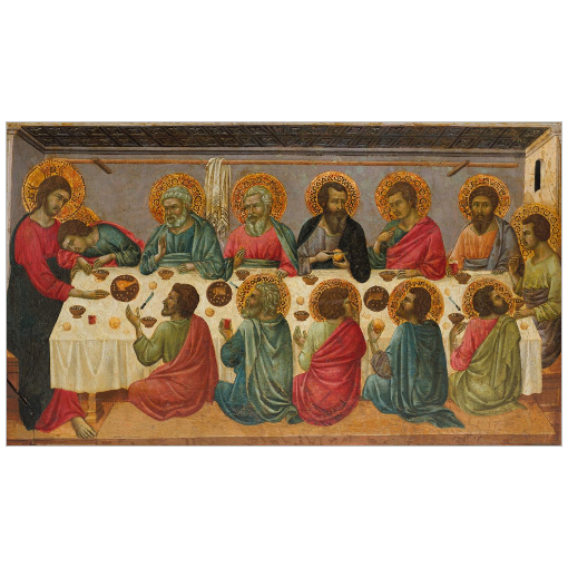 The Last Supper, Ugolino Fine Art Print 12 by7 inches