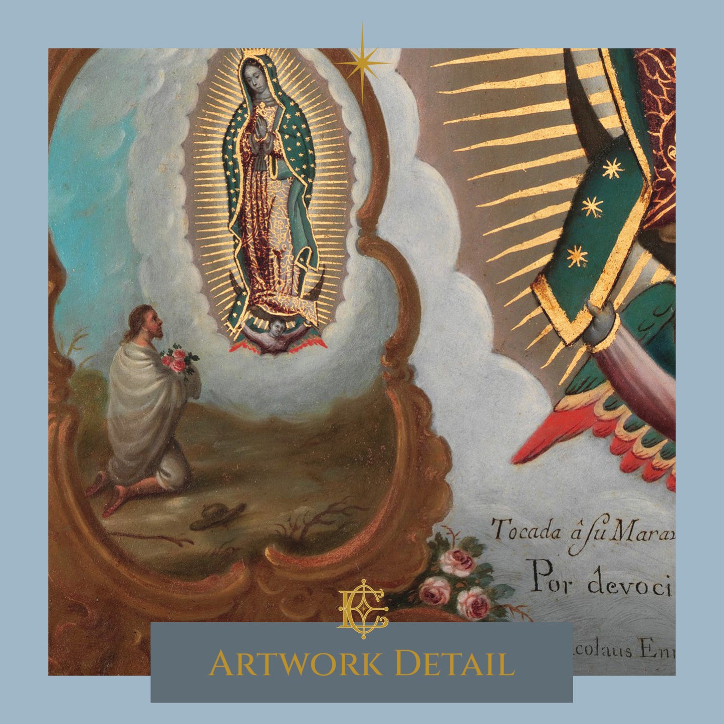 The Virgin of Guadalupe with the Four Apparitions - Artwork Detail 1