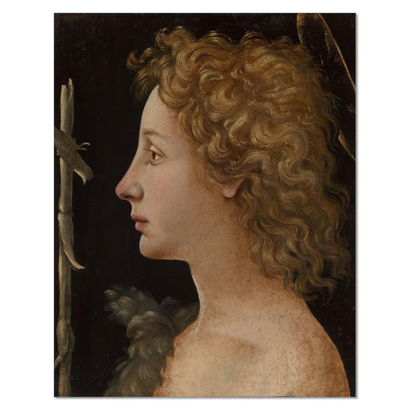 The Young St. John the Baptist Fine Art Paper Print - 11 by 14 inches artwork