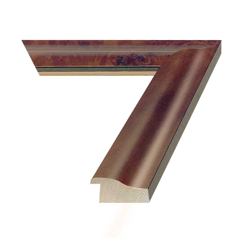 
                  
                    Walnut Burl Scoop 1.25 inch Frame corner image
                  
                